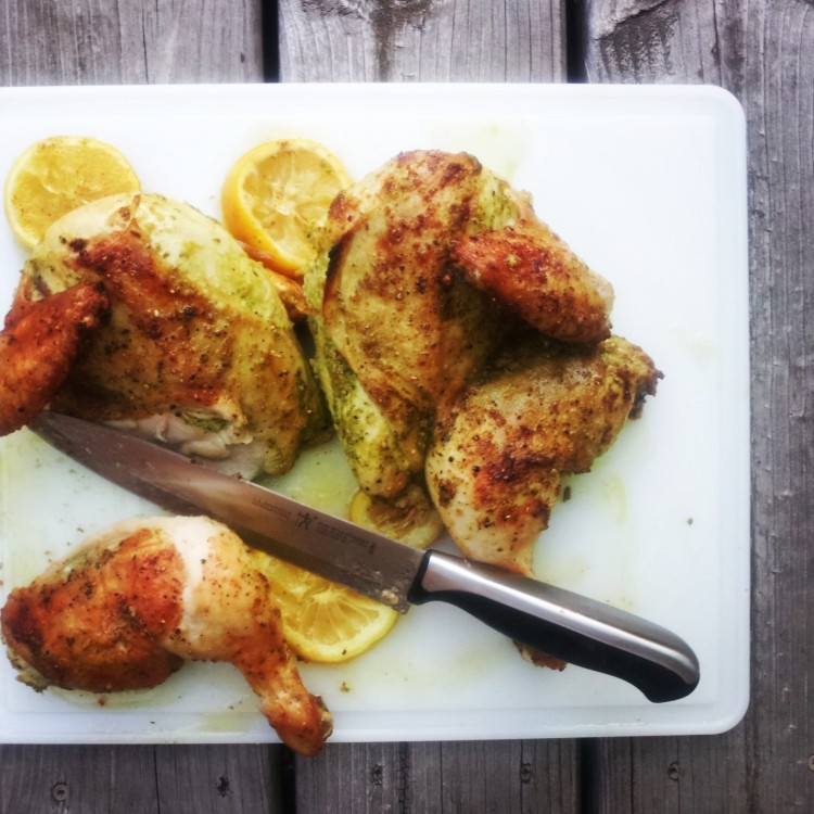 Simple Garlic and Herb Lemon Roast Chicken